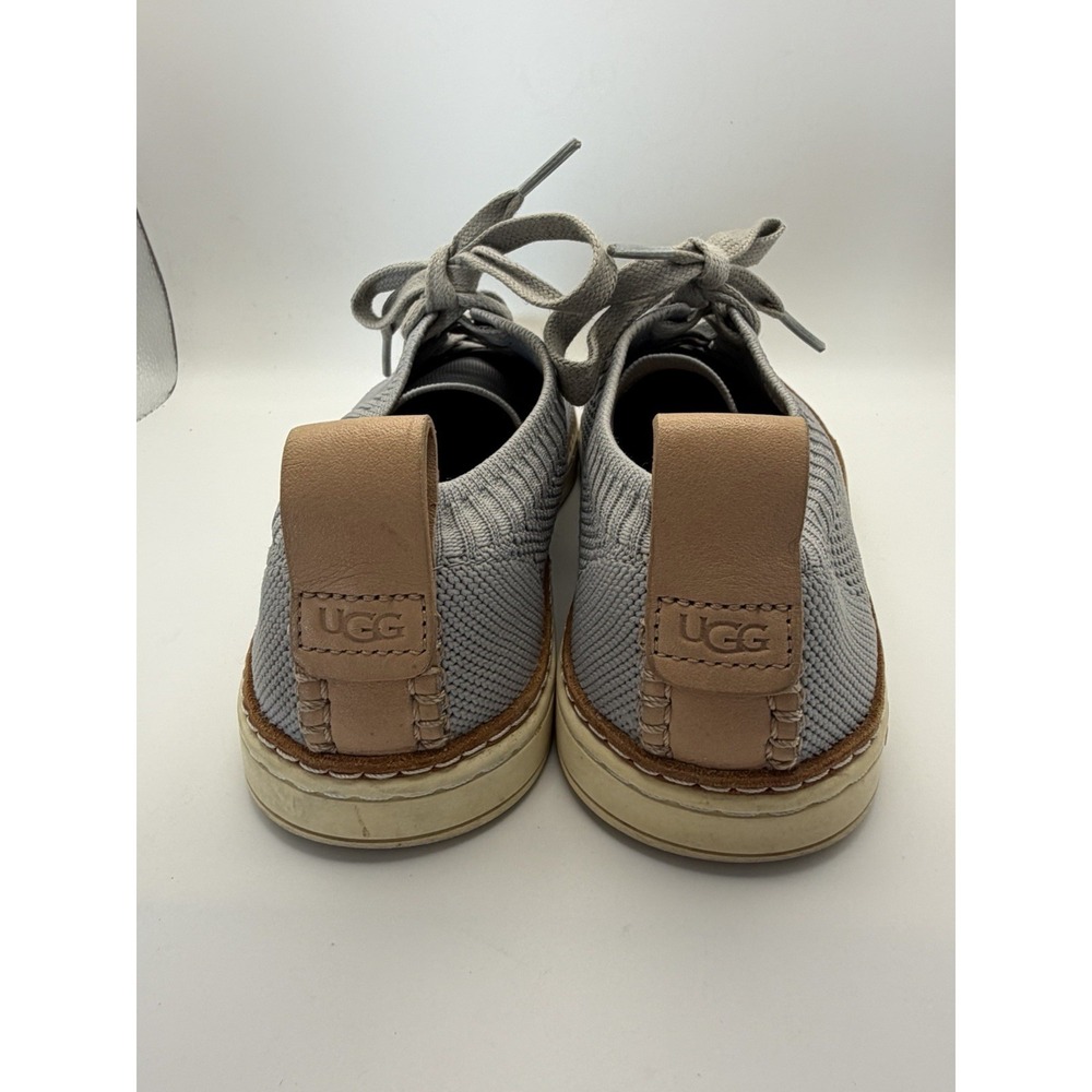 UGG Australia Sydney Light Gray Knit Mesh Sneakers Women's SZ‎ 7 - Picture 4 of 6